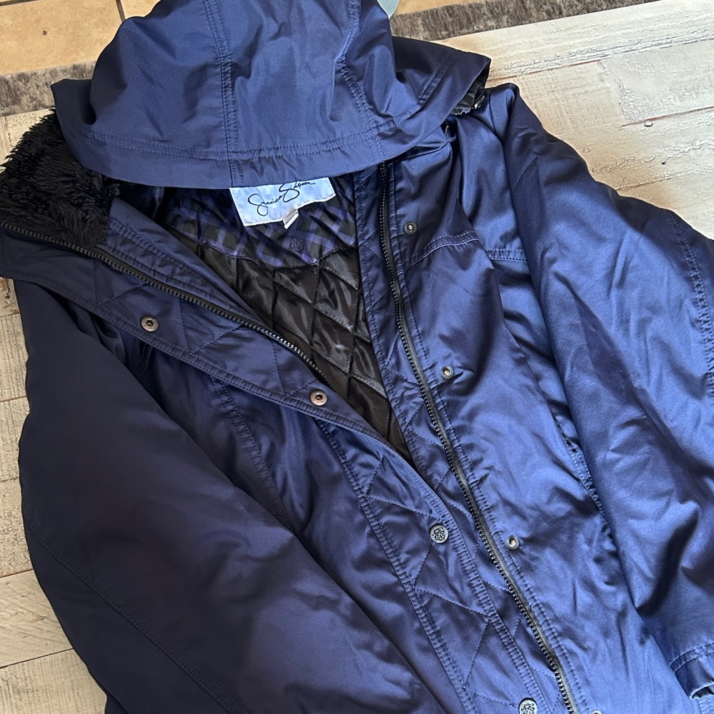 Jessica Simpson Navy Ski & Snow Jacket